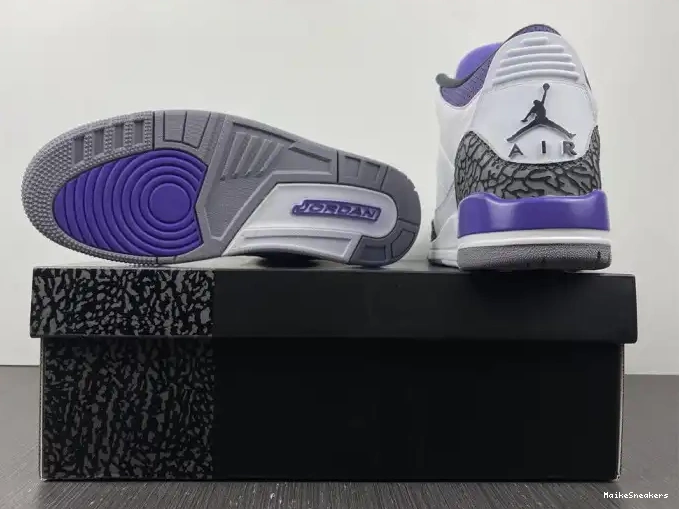 MaikeSneakers Jordan 'Dark Air Retro 3 CT8532-105 Iris' 0509